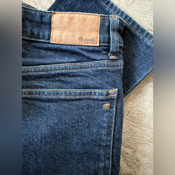 Madewell Women's Dark Blue Jeans 90’s Curvy Straight Leg - Picture 3 of 6